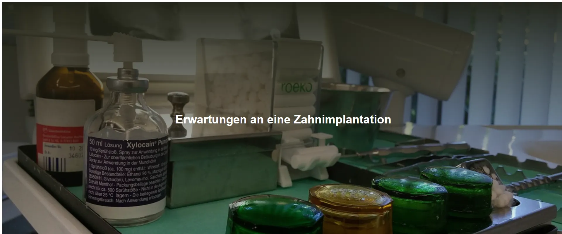 Erwartungen an eine Zahnimplantation