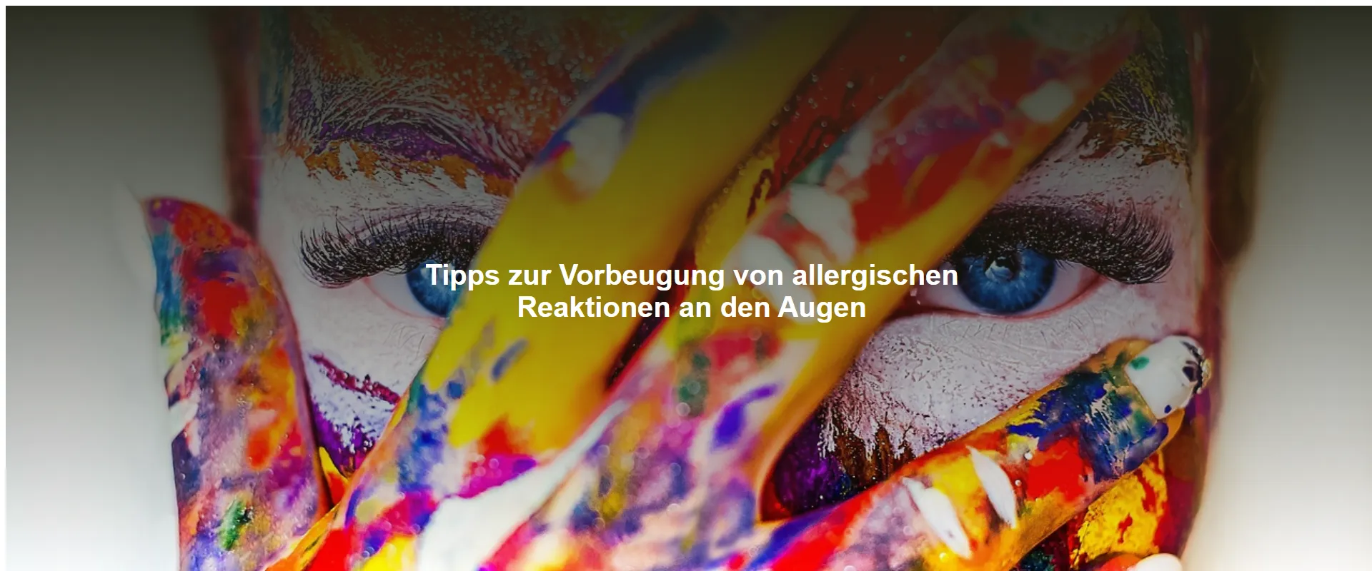 Tipps zur Vorbeugung von allergischen Reaktionen an den Augen